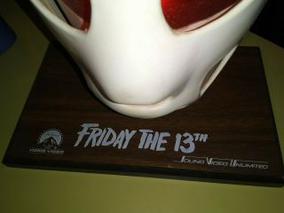 Vintage Friday The 13th Lamp Rare Promo Item Video Store Display Jason Mask