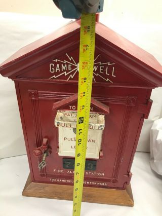 Vintage Gamewell Fire Department Alarm Station Call Box Key 11