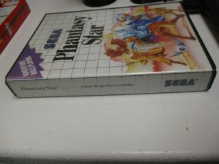 Vintage 1988 Sega Master System Phantasy Star Game Complete w Box & Instructions 4