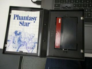 Vintage 1988 Sega Master System Phantasy Star Game Complete w Box & Instructions 6