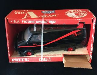 Rare Vintage Collectible 1983 The A - Team Mr.  T Van 1/18 Scale W Figure