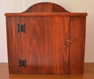 Vintage Wooden Medicine Cabinet Kitchen Bathroom Apothecary Wall Mount