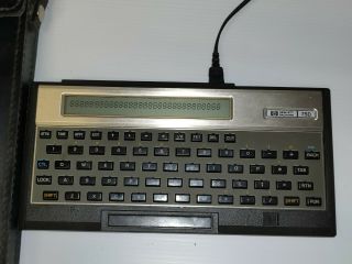 HP 75D VINTAGE COMPUTER with I/O & BARCODE READER MODULES 4