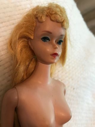 Vintage Blonde Ponytail 4 Barbie Doll 7
