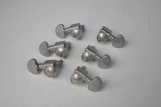 Vintage Grover Usa Rotomatic Nickel 3x3 Tuners Aged For Gibson Les Paul/sg/es