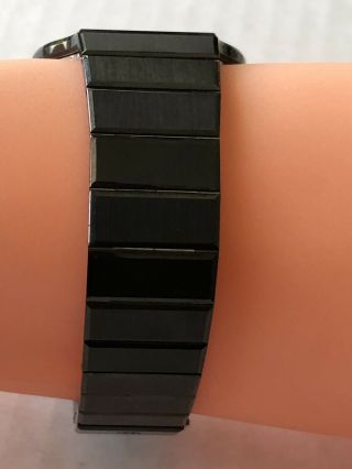 MOVADO MUSEUM MENS BLACK ULTRA THIN QUARTZ WATCH 84 - 40 - 880A FOR PARTS/REPAIR 3