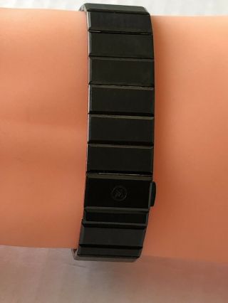 MOVADO MUSEUM MENS BLACK ULTRA THIN QUARTZ WATCH 84 - 40 - 880A FOR PARTS/REPAIR 4