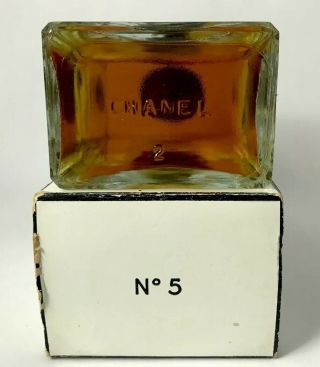 Rare Vintage Midcentury Chanel No.  5 Eau De Cologne 8.  0 Oz 6