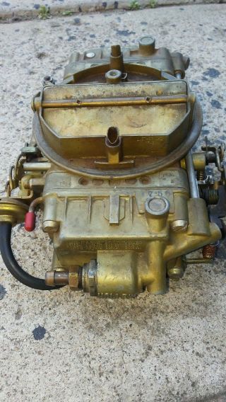 Vintage Holley 650 Cfm 4 Barrel Bigblock Corvette Carburetor 4165 List 6210 - 3