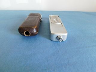VINTAGE MINOX WETZLAR SUBMINIATURE SPY CAMERA / with leather case / not 3