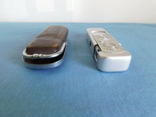 VINTAGE MINOX WETZLAR SUBMINIATURE SPY CAMERA / with leather case / not 5