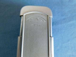 VINTAGE MINOX WETZLAR SUBMINIATURE SPY CAMERA / with leather case / not 7