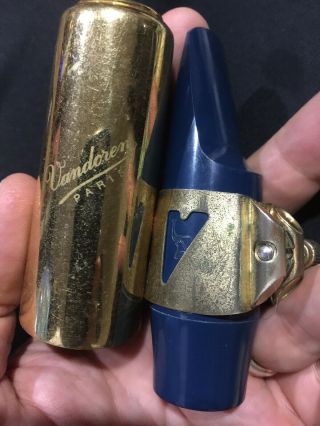 Vandoren Paris (blue) Jumbo A95 Alto Saxophone Mouthpiece - Vintage.  105 Tip