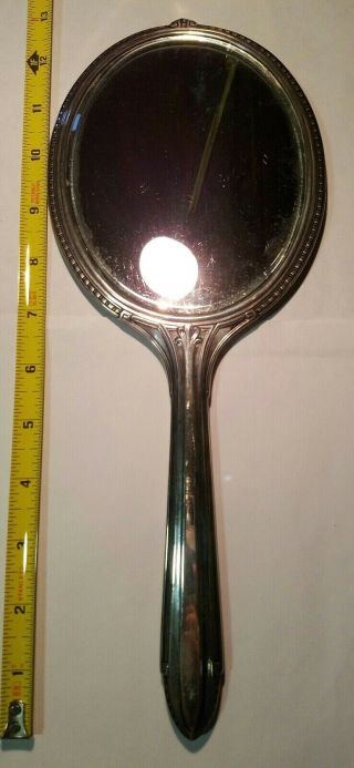 Antique Gorham Sterling Silver 4 - B 10 Mirror