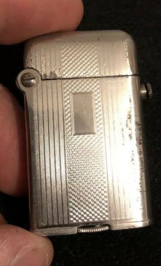 Rare Vintage Single Claw Art Deco Automatic Swiss Mini Thorens Pocket Lighter