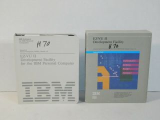 Vtg 1986 Ibm Ez - Vu Ii Development Facility Computer Pc Software 5.  25 Floppy Disk