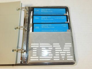 Vtg 1986 IBM EZ - VU II Development Facility Computer PC Software 5.  25 Floppy Disk 3