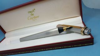 Vintage Must De Cartier Fountain Pen Very Rare Box