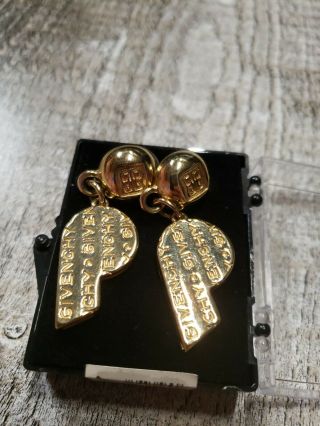 Givenchy Paris Earrings Vintage.  Limited Edition.  Released Only Once.  Rare.