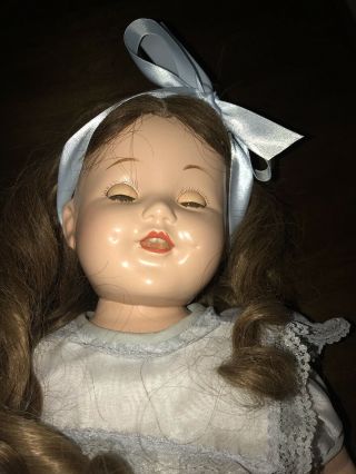 Antique Composition/Cloth Girl Doll 27 Inches Tall Sleep Eyes 4