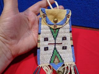 Vintage Native American Beaded Pouch