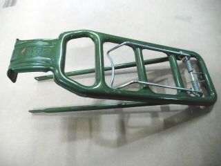 Vintage Raleigh Prestube Minor Bicycle Rack Rear Carrier For 26 " Green Oil 1970s