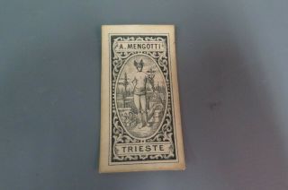 RARE Vintage Italian Playing Cards A.  Mengotti Trieste Complete 40 Pc Set 2