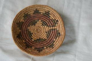 Vintage 11 " Woven Basket Native American ? Hopi ?