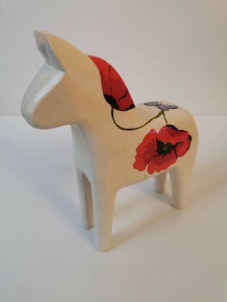 Vintage Swedish Hand Made Dala Horse from late 1900´s 7,  8 