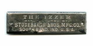 Vintage The Izzer Studebaker Bros South Bend,  Oregon Buggy Placard Very Rare