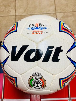 Vtg & Rare Voit Tribu Liga Bancomer Mx Official Soccer Ball Size 5.  Fifa Approv