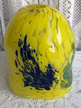 Vintage Art Deco Murano Hand Blown Glass Lamp Shade 23