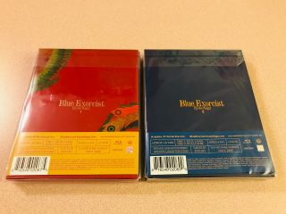 Aniplex ' Blue Exorcist Kyoto Saga 1 & 2 Blu - Ray Out Of Print Rare 2