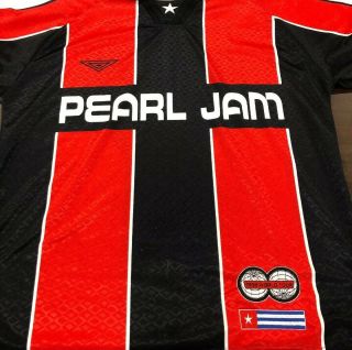 Pearl Jam T Shirt Size Xlarge 1998 World Tour Soccer Jersey