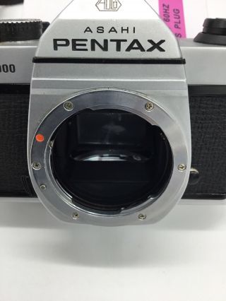 Vintage Asahi Pentax K1000 35mm Film Camera & SMC Pentax - A 50mm 1:1.  7 Lens 7