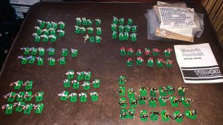 1979 Vintage Tudor Electric Football 96 Players,  8 Different Teams,  Hand Painted