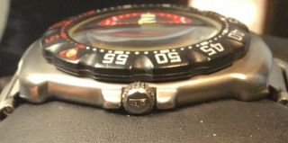 Vintage Tag Heuer Professional 200m Quartz Swiss Made watch 374.  513 36.  5 Mm 7