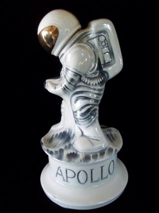 Vintage Mccoy Pottery Apollo Astronaut Thomas W Sims Distillery Decanter