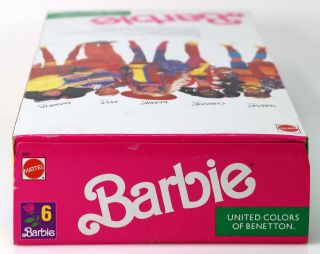 United Colors of Benetton Barbie Doll 9404 NRFB 1990 Mattel,  Inc.  3, 7