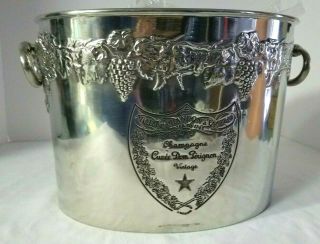 Vintage Cuvee Dom Perignon,  Moet En Chandon Champagne Pewter Bucket Hunting.  Bch