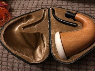 Vintage Smoking Pipe With Case (sherlock Home Style) (3)