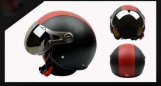 Hot Motorcycle helmet retro 3/4 helmet vintage scooter open face helmet moto 8