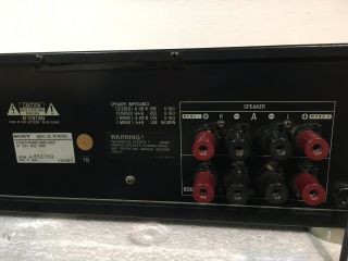 Vintage SONY TA - N55ES Power Amplifier - 110W/Channel 8ohms Stereo 300W Mono - 6