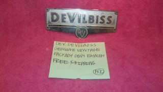 Devilbiss Vintage Factory Oem Emblem