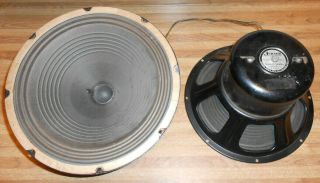 Vintage Pair Jensen A - 12 Field Coil Dynamic Concert Series Speaker For Tube Amp