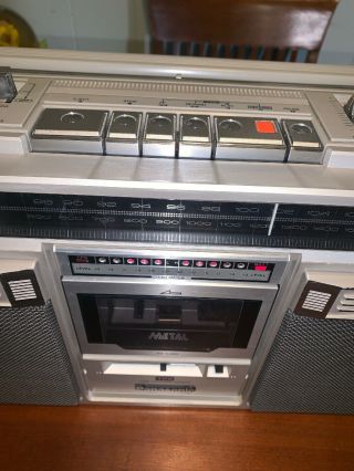Panasonic RX - 5280 AM/FM/Stereo Cassette Player Radio 80 - s Boombox - Vintage 7