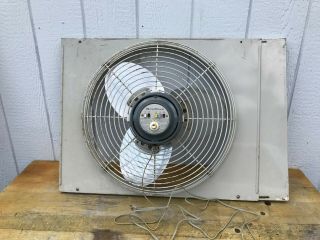 Vintage Bradford Grant 20 " Window Fan Thermostat Reversible 2 Speed Heavy Duty