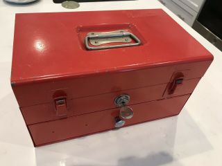 Snap On Tools Kra - 149 Rare Vintage Metal Box Hand Carry