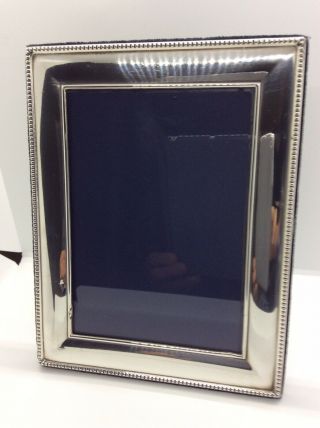 R Carr Solid Silver Photograph Frame 22 By 17.  5 Cm