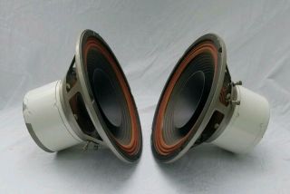 2 Vtg Electro Voice Speakers Model SP12 Extended Range Whizzer Cone 12 